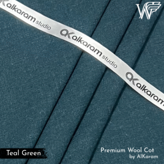 Premium Wool Cot – Teal Green